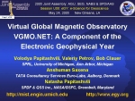 Virtual Global Magnetic Observatory VGMO.NET: A Component of the Electronic Geophysical Year