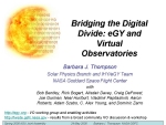 Bridging the Digital Divide: eGY and Virtual Observatories